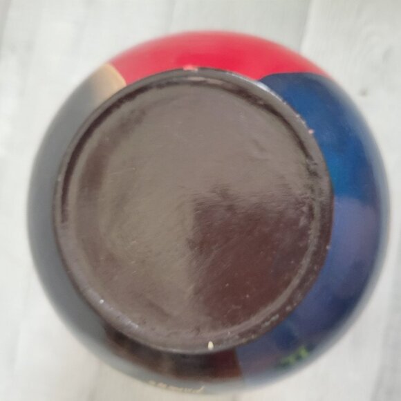 VTG Kitty 3D Black White Cat Mug Red Bow 16 Oz By Ros Gallery - Picture 7 of 7